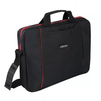 Esperanza SALERNO 39,6 cm (15,6) Toploader-Tasche Schwarz, Rot