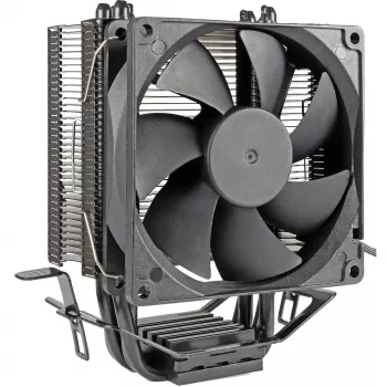 Luftkühler INTER-TECH 4P90 Bulk, 92-mm-Hydrauliklüfter, 125 W TDP, kompatibel mit AM5/AM4/AM3 und LGA 1700/1200/115x/775