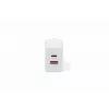 AC Indoor USB GaN Ladegerät DIGITUS DA-10301 — 30W, 1× USB-C, 1× USB-A, 100–240V, weiß