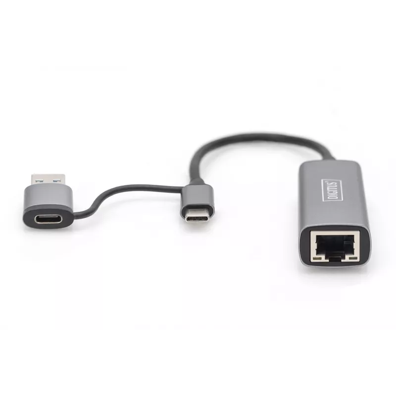 USB Typ-C Gigabit Ethernet Adapter Digitus DN-3028