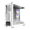 Computer-Gehäuse Darkflash DS900 (weiß) + 7 ARGB-Lüfter