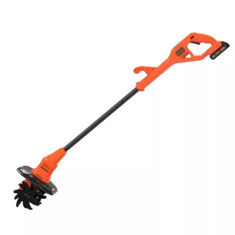 Schwarz & Decker BETL1820L-QW elektrische Mini-Bodenfräse mit Akku