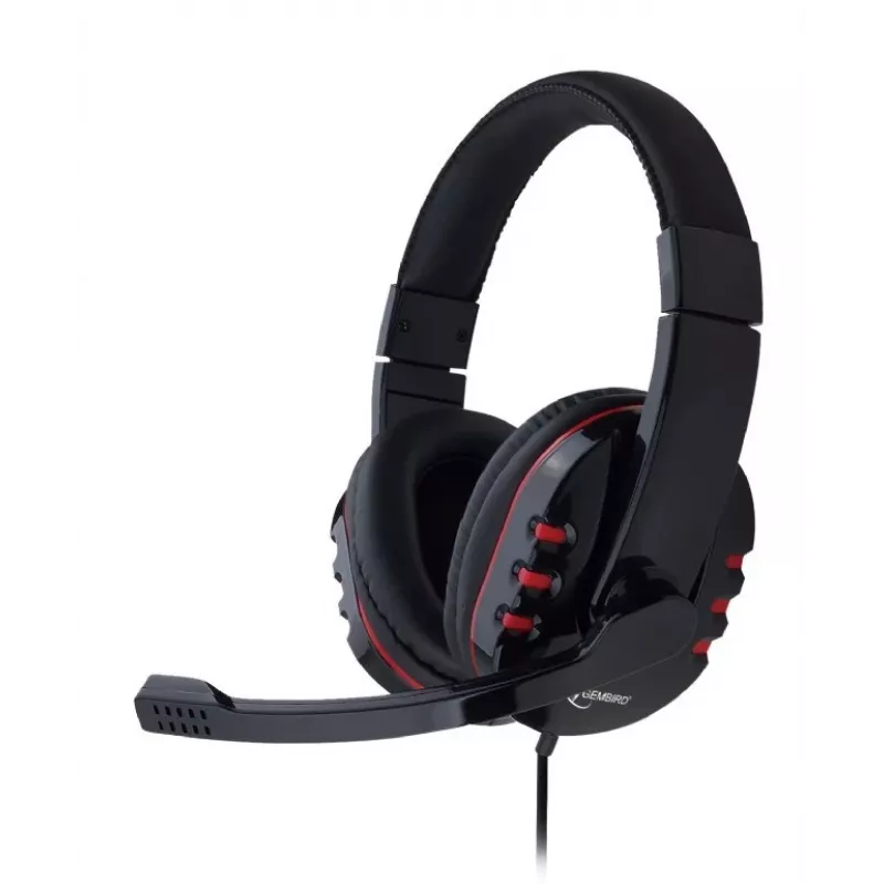 Gembird GHS-402 Kopfhörer/Headset Kabelgebundenes Kopfbügel Gaming Schwarz