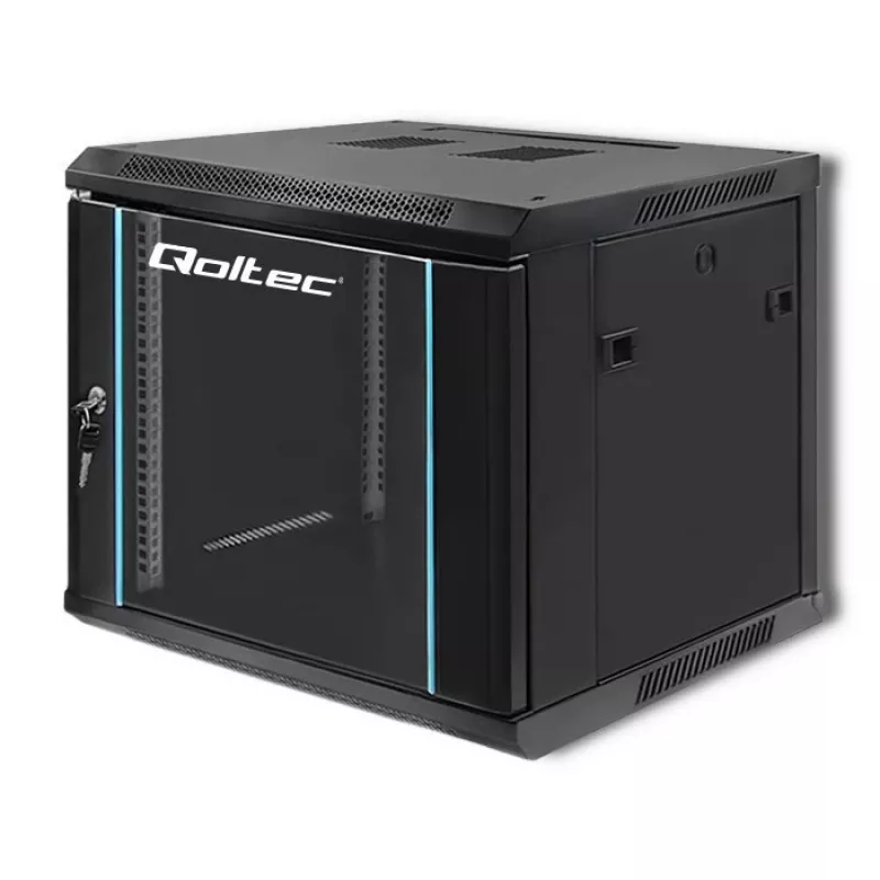 Netzwerkschrank QOLTEC 9U Modell 54466 – offener Rahmen 9U Server-/Rackmontageschrank