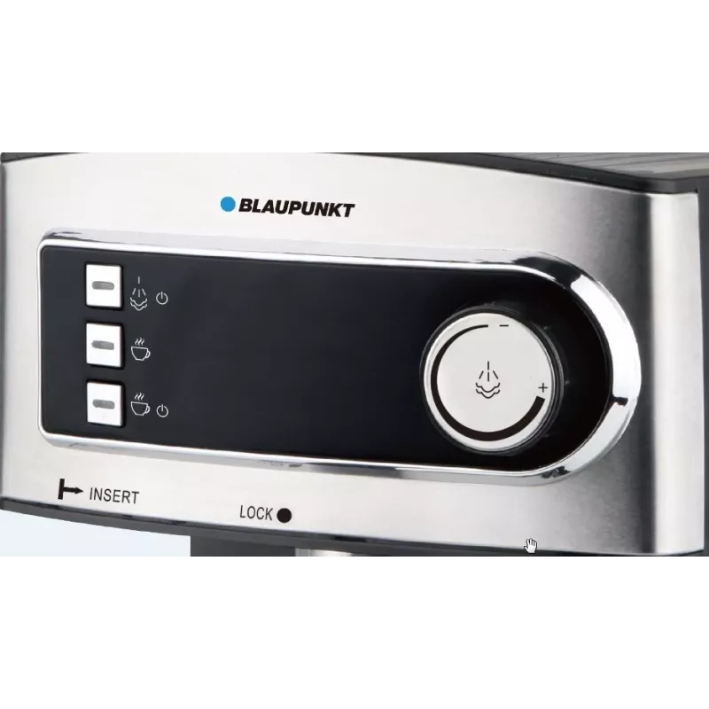 Blaupunkt CMP301 Espressomaschine, 15 bar, 1,6 l, Silber/Schwarz