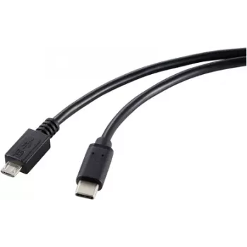 Renkforce RF-5720396 USB-Kabel Schwarz