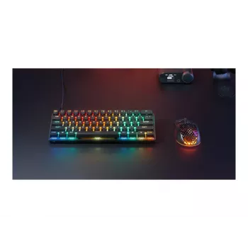 Mechanische Tastatur STEELSERIES Apex Pro Mini Gen 3 US – 65%-Layout, RGB, hot-swappable Schalter