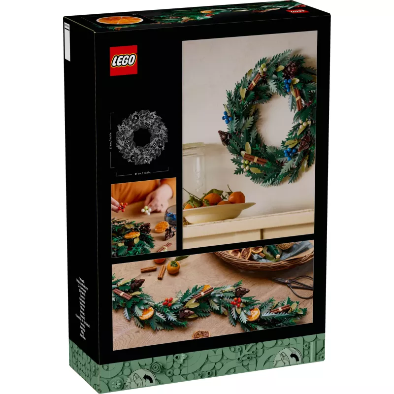 LEGO 10340 Icons Weihnachtskranz Bauspielzeug
