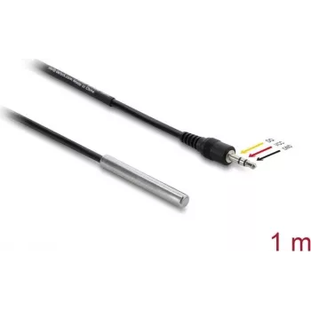 Sensor-/Aktorkabel DELOCK 91387, 1 m Länge, Stecker, schwarz