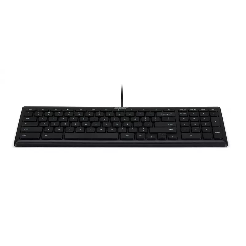 Kabelgebundene USB-Tastatur Acer GP.KBD11.04F — Full-Size QWERTY US International, Schwarz, 1,45 m Kabel