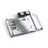 Water block BitsPower Classic VGA BP-VG3070FE — 125×171,4×28,4 mm, 3‑pin RGB, schwarz/silber/transparent