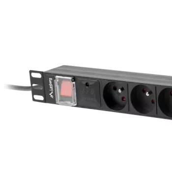 Steckdosenleiste Lanberg PDU-08E-0200-BK
