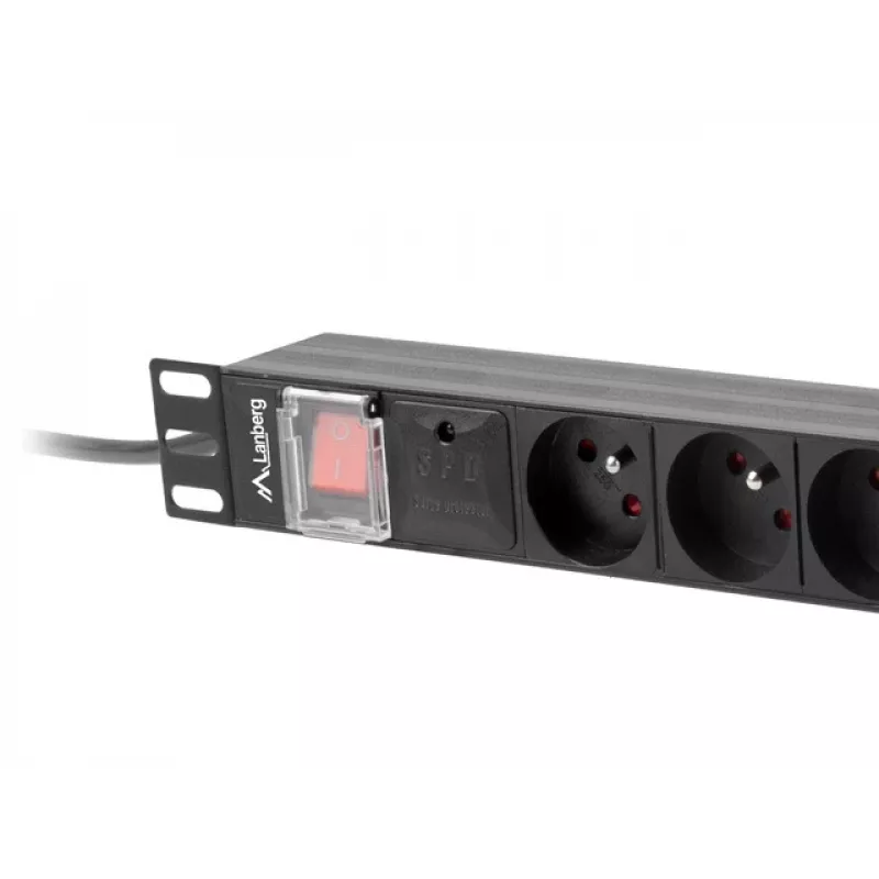 Steckdosenleiste Lanberg PDU-08E-0200-BK