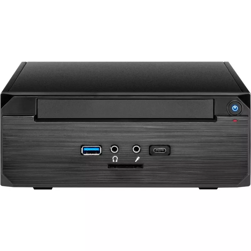 INTER-TECH ITX MW-02 Type C 3.0 inkl. ext USB 3.0 Type C-Anschluss inkl. schlank-DVD-Laufwerkschacht (88881246)
