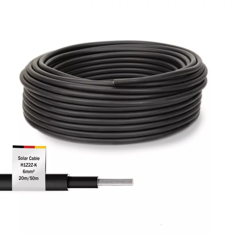 Kabel Digitus DK-SCIC6B-0200 20 m 6 mm² Schwarz UV-beständig 1500 V DC