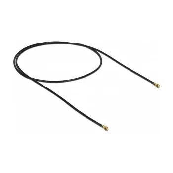 Koaxialkabel DeLOCK 89645 0,4 m MHF IV HSC MXHP32 Schwarz Gold