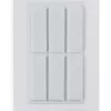 HERMA 15186 selbstklebendes Etikett Rechteck Weiß 15x45mm 6 Stück
