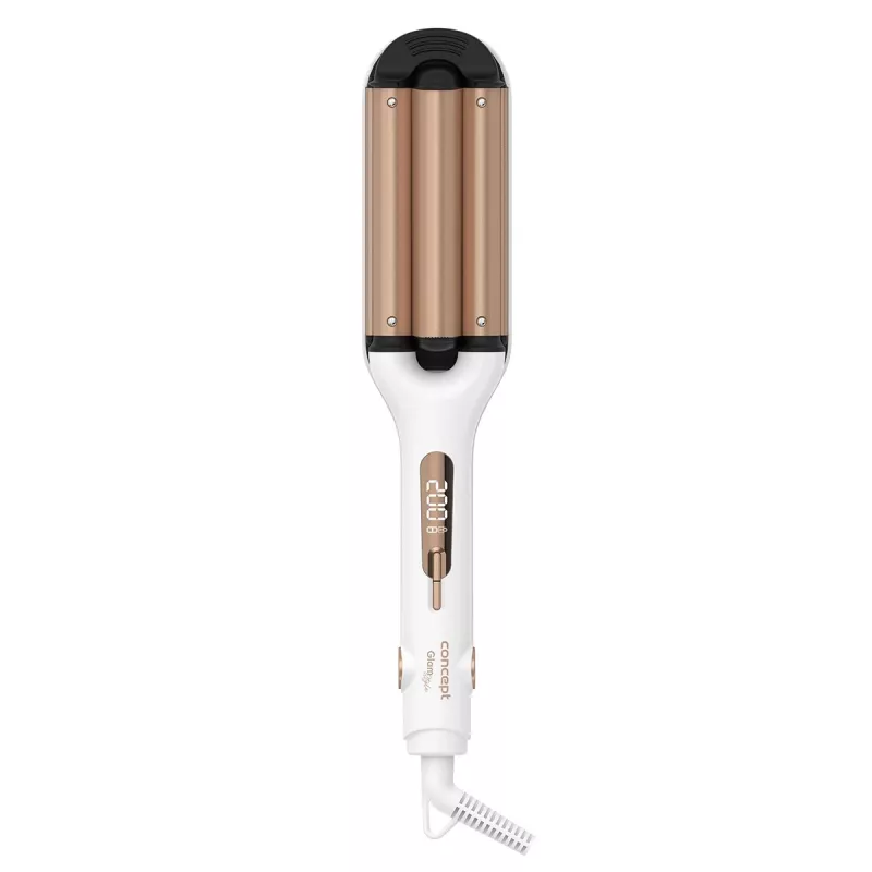 Lockenstab Concept GLAM Style KT2140 — 100 W, 120–200 °C, 9 Hitzestufen, 1,8 m drehbares Kabel, gold