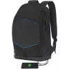 Notebook-Rucksack Tellur TLL611282 mit USB-Anschluss und beleuchtetem Streifen, schwarz