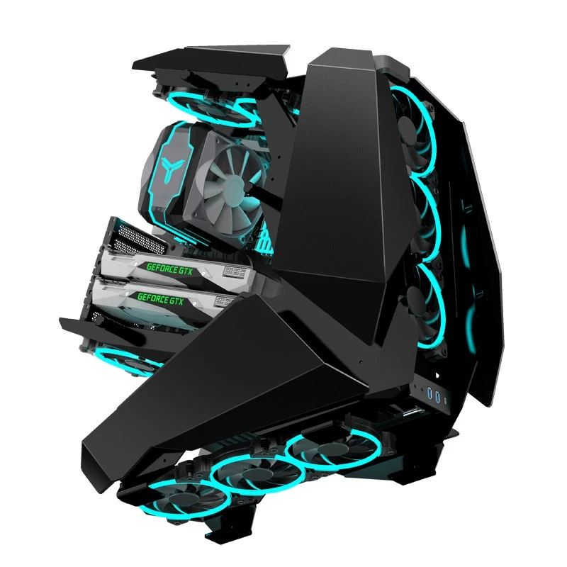 PC-Gehäuse Jonsbo MOD5, ATX, Schwarz