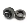 XSPC Connector G1/4 zu 14mm Hardtube, schwarz chrom - 8 Stück