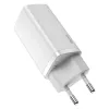 Ladegerät Baseus CCGAN2L-B02 Indoor AC Schnellladegerät 20V 1xUSB 1xType-C Weiß