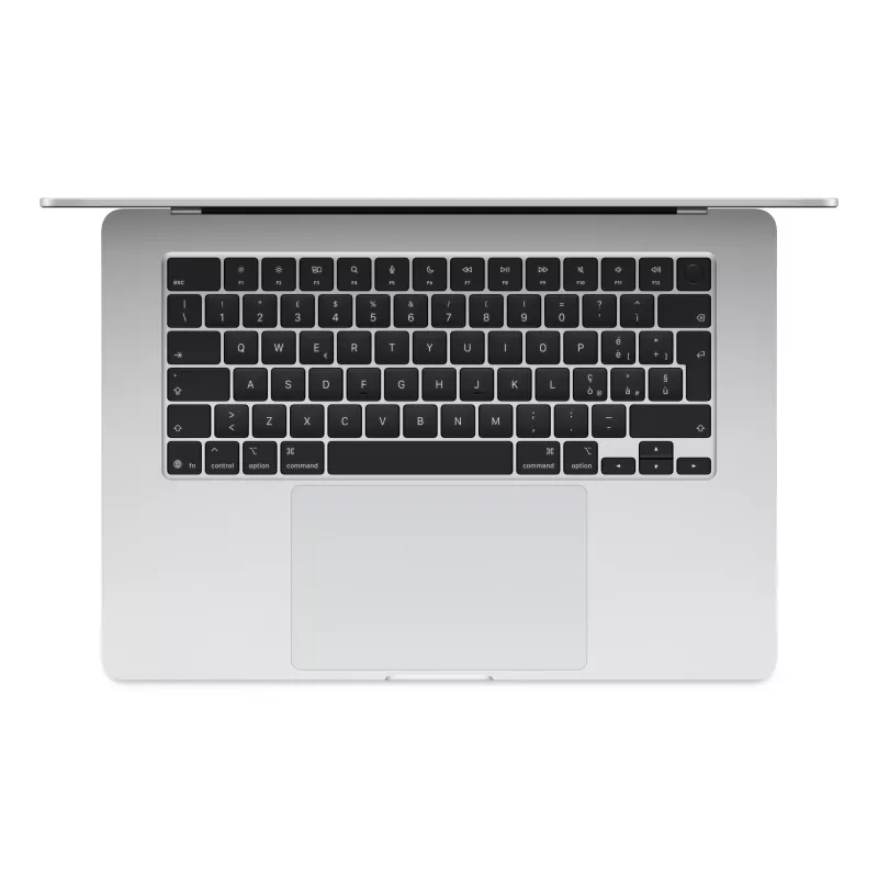 MacBook Air 15, Silber, M4 (10-CPU/10-GPU), 16 GB, 512 GB, Deutsch, 35W Dual USB-C Port Netzteil, MW1H3D/A