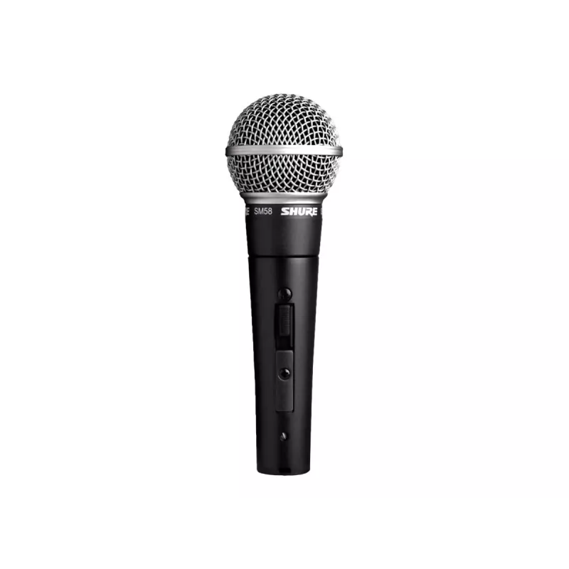 Shure SM58SE - dynamisches, nierenförmiges Gesangsmikrofon mit Schalter