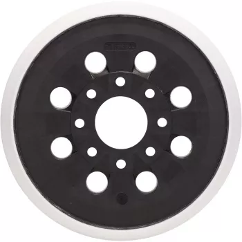 Bosch Accessories 2608000349 Schleifteller, mittelhart, 125 mm, für GEX 125-1 AE Durchmesser 125 mm, passend für Exzenterschleifer GEX 125-1 AE