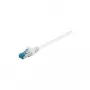 Wentronic Goobay CAT 6a Patchkabel, S/FTP (PiMF), Weiß, 50 m - LSZH halogenfrei, Kupfer (94910)