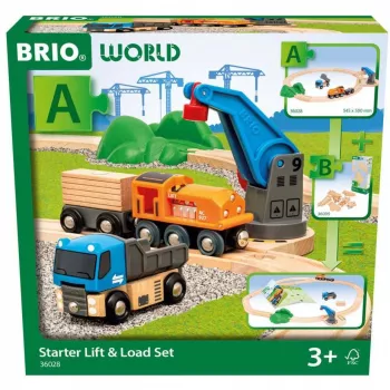 Brio World Güterzug Starter-Set mit Kran
