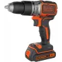 Pistolengriff-Bohrmaschine Schwarz & Decker BCD383D2XK-QW 18 V, 2 Ah x2, 13 mm Bohrfutter, orange