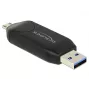 Kartenleser DeLOCK 91734 USB/Micro-USB Schwarz