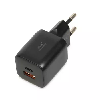 Externes Netzteil IBOX ILUC42B 12 V 2 A, 33 W, USB-A + USB-C PD3.0, QuickCharge 3.0, universell