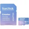 SanDisk Creator MicroSD-Speicherkarte 512 GB, hohe Übertragungsgeschwindigkeiten bis zu 190 MB/s