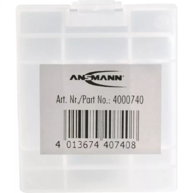ANSMANN 4000740 Batteriebox BATTERY BOX 4, für max. 4 Zellen AA oder AAA