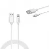 Savio Cl-193 USB-Kabel USB 2.0 2 m USB A USB C/Lightning Weiß