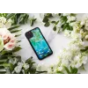 Handyhülle iKins für iPhone 11 Pro Max – Seerosen-Design, schwarz