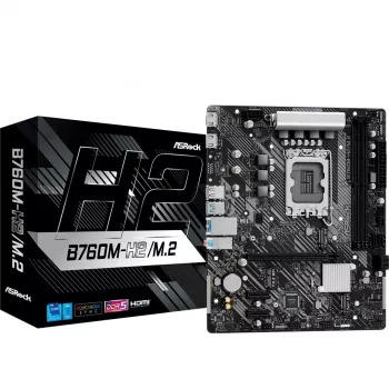 ASRock B760M-H2/M.2 DDR5 LGA1700 Micro-ATX Motherboard
