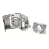 Keystone-Modul Alantec MB005-1 Flach Edelstahl RJ-45, Buchse, Cat6a, AWG 22/24