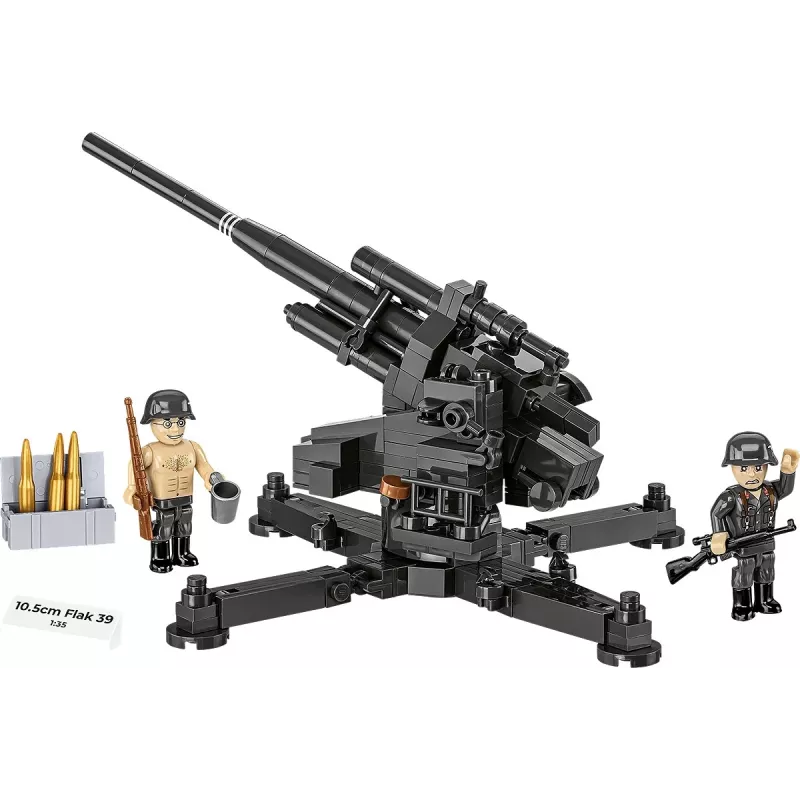 Konstruktionsset Cobi Blöcke 10,5 cm Flak 39 — 339 Teile