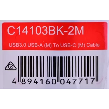 UNITEK KABEL USB-C, USB-A, 5 GBPS, 2M