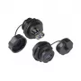 Alcasa IC04-U304 - USB A - Schwarz - Buchse - gerade - Polybutylenterephthalat (PBT) - Polyvinylchlorid (PVC) - IP65 - IP67 (IC04-U304)