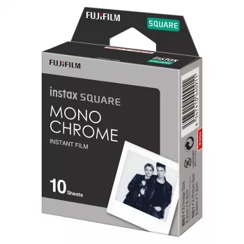 Instant Picture Film Fujifilm Instax Square 10 Blatt Monochrome