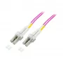 EFB-Elektronik Duplex Jumper LC-LC 50/125µ, OM4, LSZH, erika Violett, 2,0 mm, 2 m Hersteller: EFB Elektronik (O0319.2)