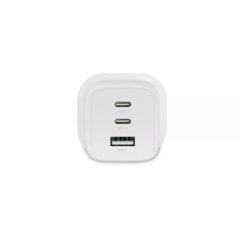Dicota Netzteil - kompakt, GaN - 65 Watt - 5 A - PD 3.0 - 3 Ausgangsanschlüsse (2 x USB-C, USB)