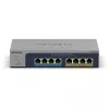 NETGEAR MS108TUP Unmanaged L2 2.5G Ethernet (100/1000/2500) Power over Ethernet (PoE) Grau