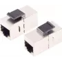 Keystone-Modul ShiverPeaks S/CONN 08-10009 flach Silver RJ-45