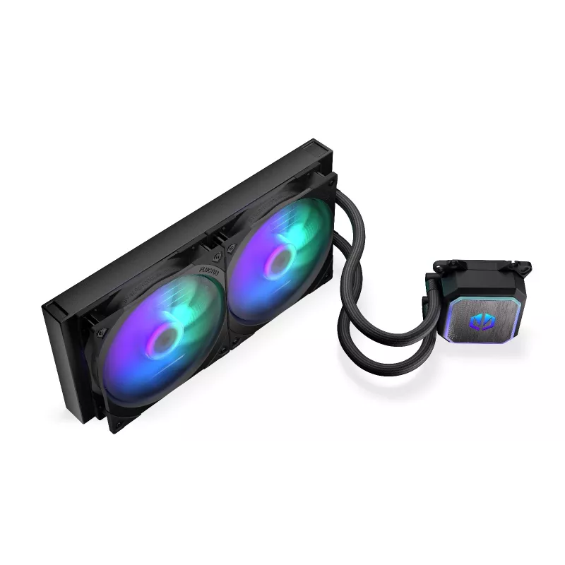 ENDORFY Navis F280 ARGB Computergehäuse All-in-One-Flüssigkeitskühler 14 cm Schwarz 1 Stk.