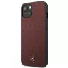 Mercedes MEHCP13SPSQRE iPhone 13 mini 5,4 Rot/rot Hartschale Leder Sternmuster